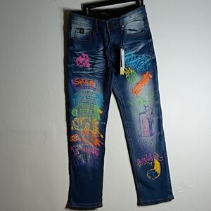 Vibrant Graphic Skinny Jeans - Women's Switch Remarkable Jeans